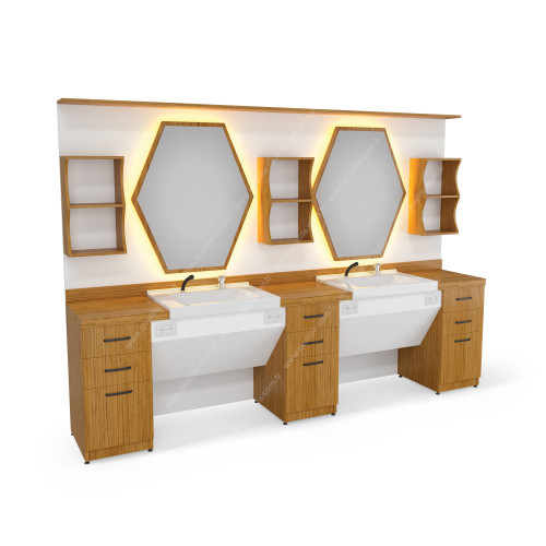 Double Block Barber Station ( Q-210 ) Double Block Barber Station ( Q-210 )