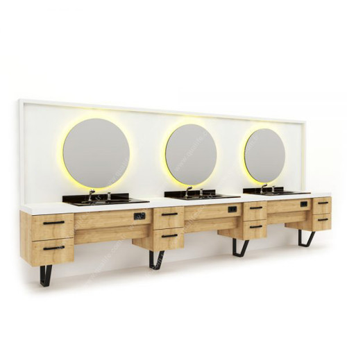 Üçlü Blok Berber Tezgahı ( Q-307 ) Üçlü Blok Berber Tezgahı ( Q-307 )